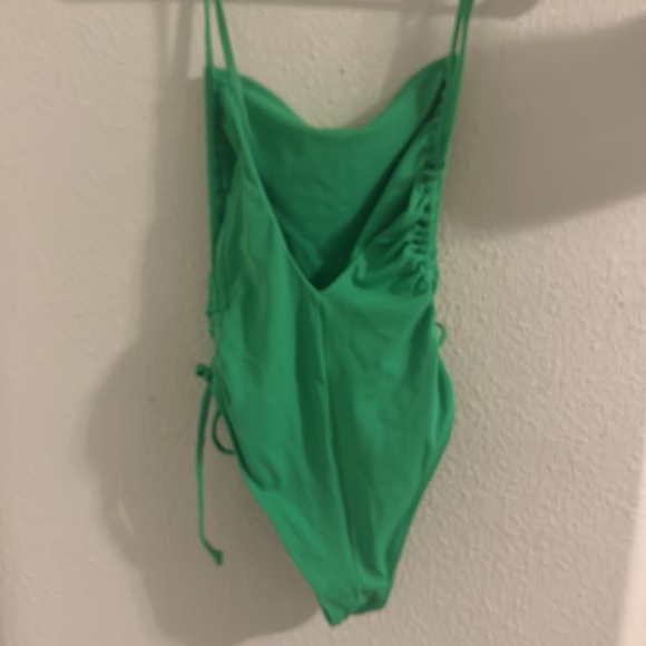 PacSun Green Shrada Cinched One Piece Swimsuit XS - Picture 9 of 10